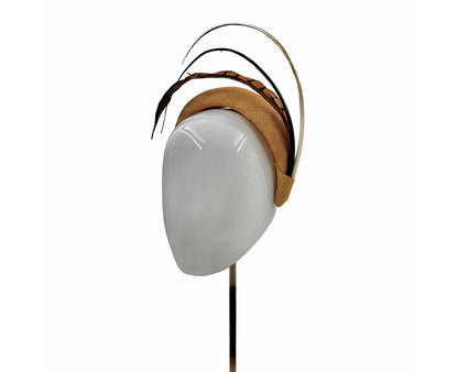 headpiece, hat, wedding, hut, hochzeitshut, feathers, federn, haarreif, headband, fascinator